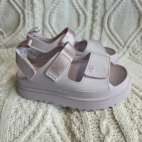 UGG Sport Yeah Sandals Women's Size 8 Platform Slingback Lavender Pink - Picture 3 of 7